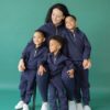 Space Kids Fleeced Tracksuit Ribbed Cotton - Image 3