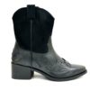 Venti Black Mid Calf Western Boot