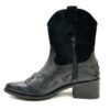 Venti Black Mid Calf Western Boot - Image 2