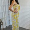 Creating Moments Ruffle Flower Print Pant Set - Image 5