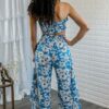 Creating Moments Ruffle Flower Print Pant Set - Image 7