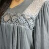 Bohemian Ribbed Flowers Top - Image 4