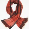 Hand woven cotton scarves